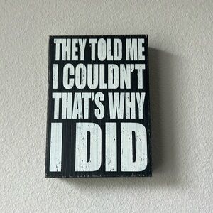 Motivational Wall Decor